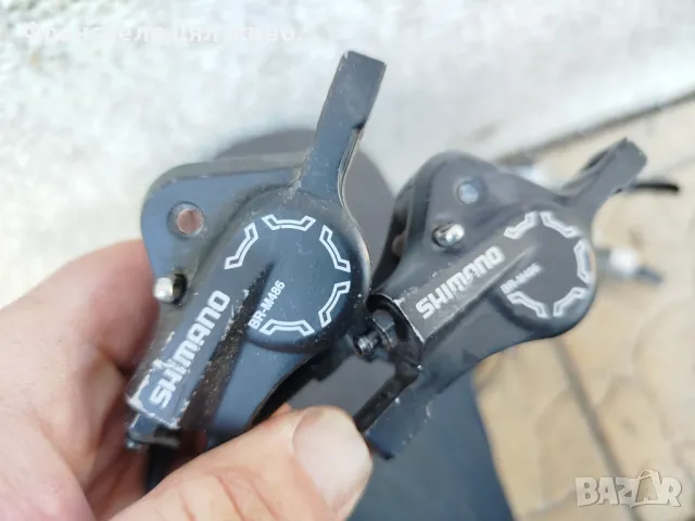 Хидравлични спирачки за велосипед колело Shimano bl m 486, снимка 3 - Части за велосипеди - 49377331