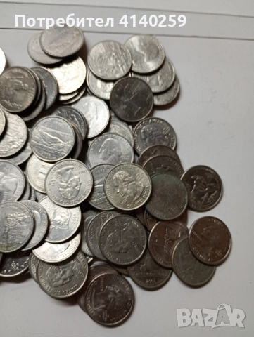 САЩ МОНЕТИ ЛОТ 1/4 Куортър долар 1999 - 2017 г , снимка 5 - Нумизматика и бонистика - 52410090