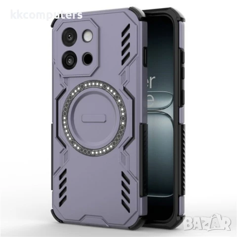 OnePlus 13s 5G / OnePlus 13T 5G Удароустойчив Magnetic /Butterfly Armor Hollow Heat Dissipation /PC , снимка 5 - Калъфи, кейсове - 50712457