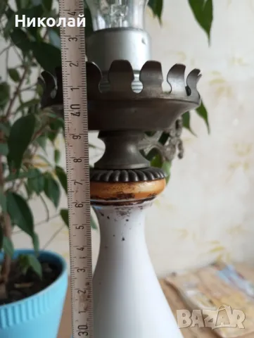 Старинна порцеланова нощна лампа, снимка 12 - Антикварни и старинни предмети - 49959835