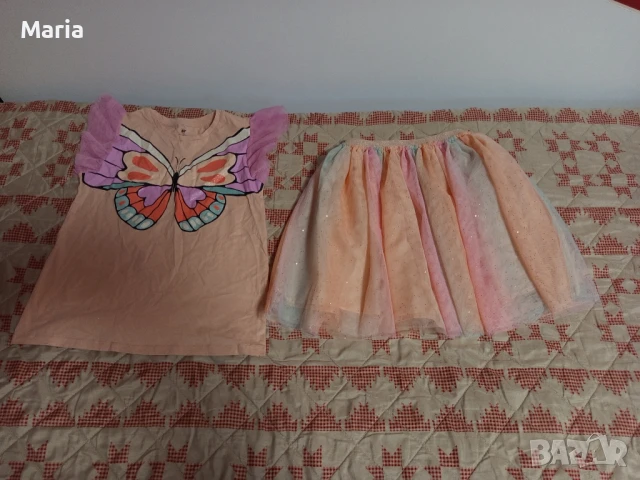 Детска блуза с пола на ХМ, снимка 2 - Детски комплекти - 51009296