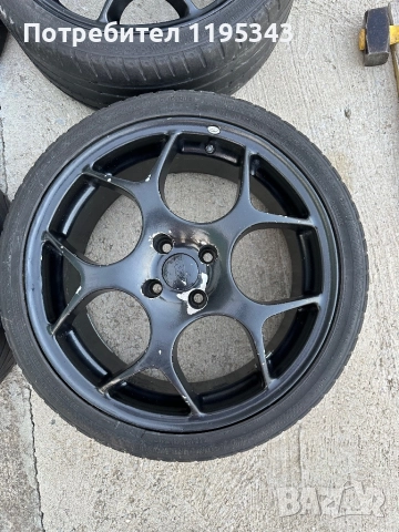 Джанти 17 4x100, снимка 5 - Гуми и джанти - 51978816