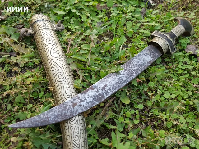 Османска кама ханджар, снимка 3 - Антикварни и старинни предмети - 56452862