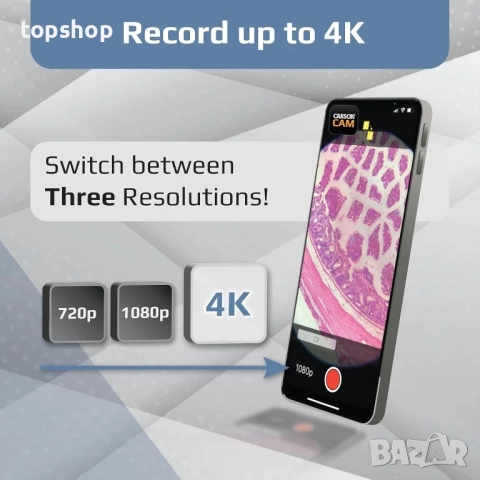 Джобен микроскоп Carson MicroBrite Plus 60x-120x с LED осветление, преносим ръчен микроскоп..., снимка 6 - Друга електроника - 51636399