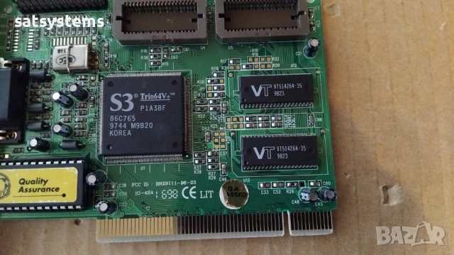 Видео карта S3 Trio 64V+ Aristo Ihfart S3-4SA 1MB PCI, снимка 7 - Видеокарти - 31938830