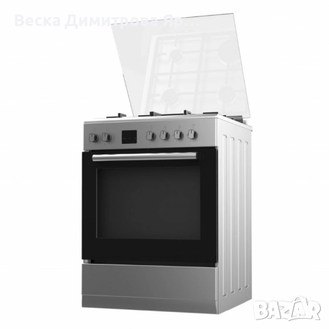 Комбинирана готварска печка Taurus CIGE4FIXMF – газов плот + фурна 60L с WaterSteam Clean System, снимка 3 - Печки, фурни - 52057772