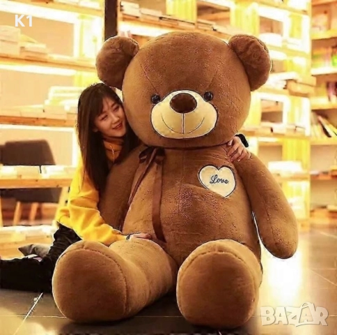 Голямо плюшено Мече 120см Голяма плюшена играчка Мечка, Плюшен Мечок, снимка 4 - Плюшени играчки - 52323921