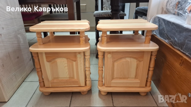 Н. шкафче "Лукс",от масив., снимка 2 - Шкафове - 48719488