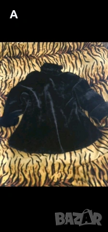 Елегантно дебело, пухкаво еко палто, снимка 3 - Палта, манта - 53162445