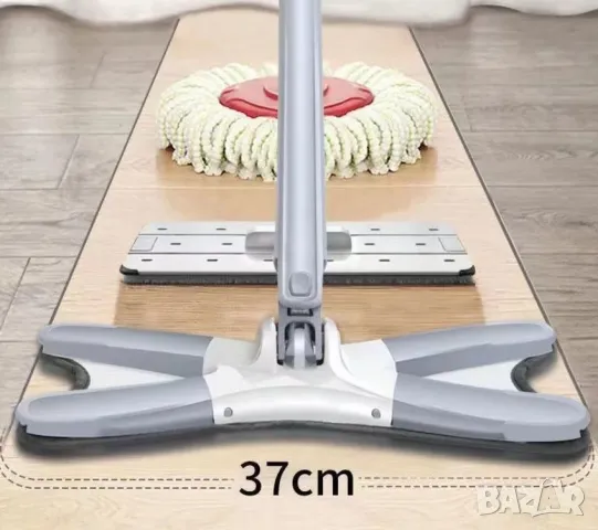 Уред с микрофибърна подложка за миене на под , снимка 2 - Мопове, кофи, четки и метли - 50382420