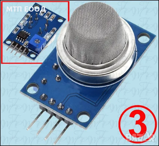 Датчик на газ, сензор за пропан бутан, метан, въглерод, амоняк, алкохол, снимка 3 - Друга електроника - 37128570