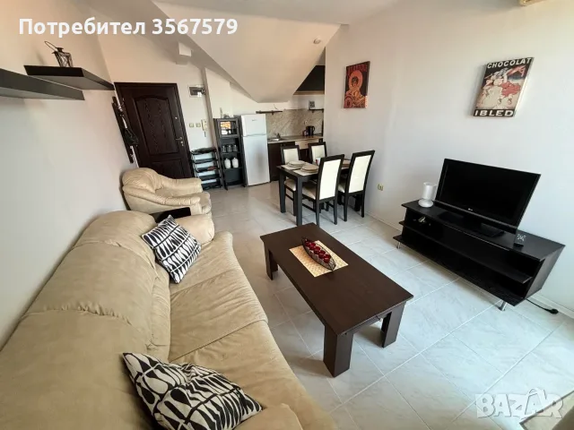 Двустаен апартамент с панорамна морска гледка в Triumph Holiday Village, Свети Влас , снимка 2 - Апартаменти - 55833272