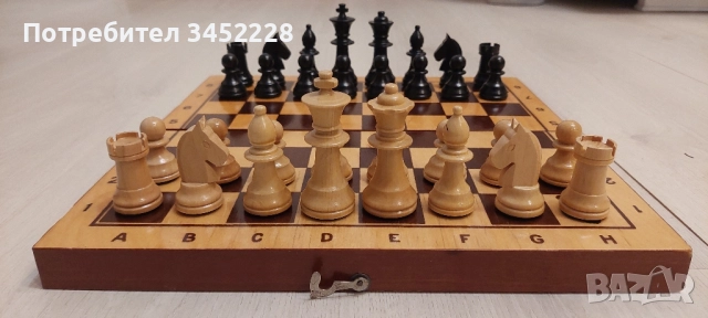 шах фигури дървени нови 30см , снимка 2 - Шах и табла - 52228398