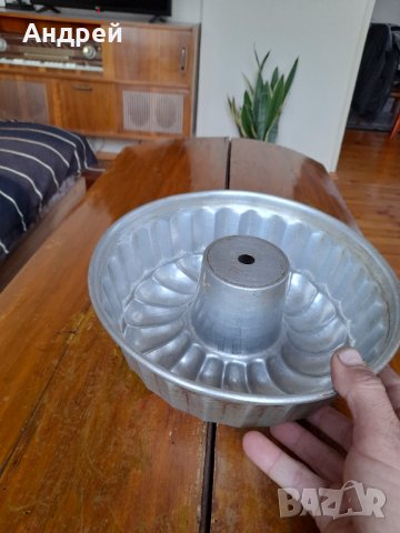 Стара алуминиева форма за кекс #15, снимка 5 - Други ценни предмети - 44244172