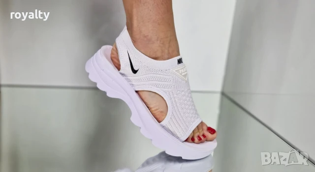 Nike бели дамски сандали , снимка 15 - Сандали - 51224948