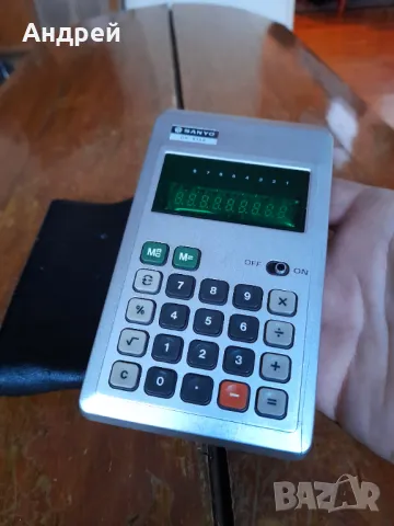 Стар калкулатор Sanyo CX-8132, снимка 3 - Други ценни предмети - 49393708