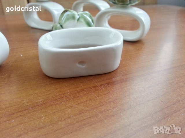 Порцеланови салфетници рингове за салфетки , снимка 5 - Антикварни и старинни предмети - 38476052