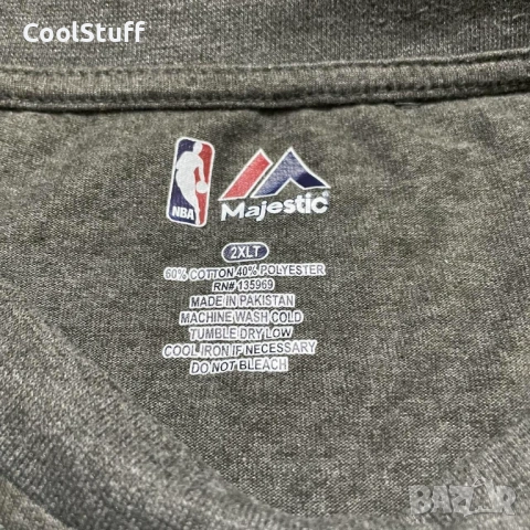 Мъжка Тениска Majestic NBA Miami Heat Размер XXL, снимка 5 - Тениски - 54127768