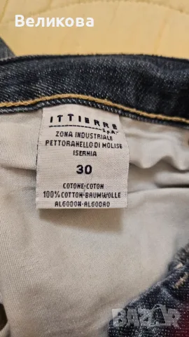 Къси сини дънки VERSACE, снимка 2 - Дънки - 56184370