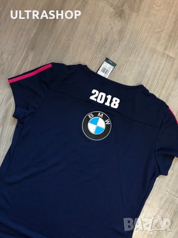 НОВА Дамска спортна фланелка Adidas BMW, снимка 15 - Тениски - 29203040