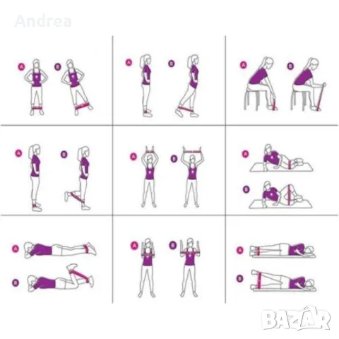 3 броя тренировъчни ластици с различна трудност, снимка 2 - Фитнес уреди - 49624974