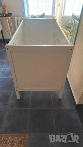 IKEA SUNDVIK бебешко креватче, 60x120 см, бяло, снимка 7 - Мебели за детската стая - 52452671