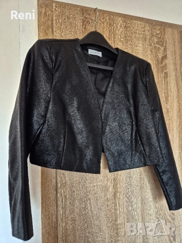 Кожено късо сако Motivi, снимка 2 - Сака - 52397959