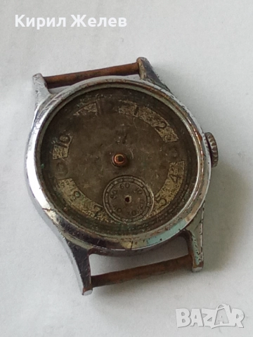 Механизъм с циферблат от стар ръчен часовник 51467, снимка 2 - Мъжки - 52272934