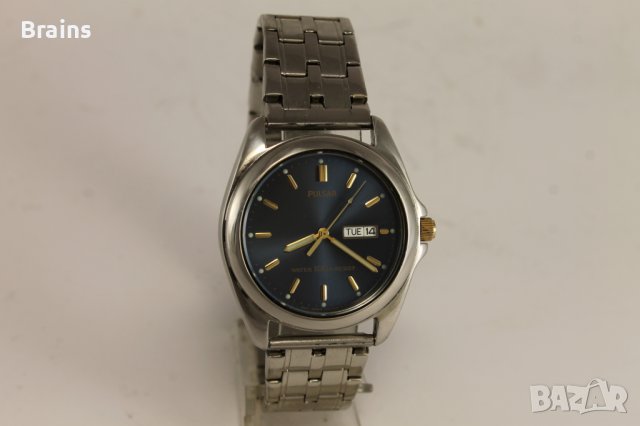 1980's Японски Мъжки Стоманен Часовник PULSAR By SEIKO, снимка 2 - Антикварни и старинни предмети - 40273372