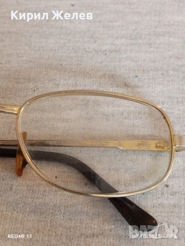 Ретро диоптрични очила позлатени стари с калъф 49498, снимка 4 - Слънчеви и диоптрични очила - 51922694