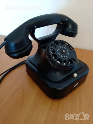 Ретро телефон работещ, снимка 11 - Антикварни и старинни предмети - 53915745