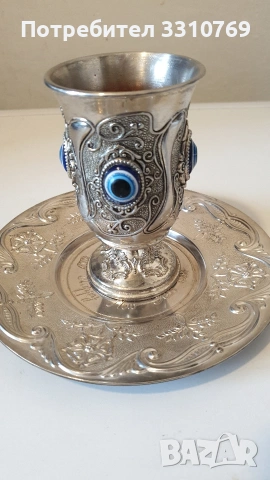 Красиви метални вази и посребрени чаши., снимка 18 - Вази - 52563181