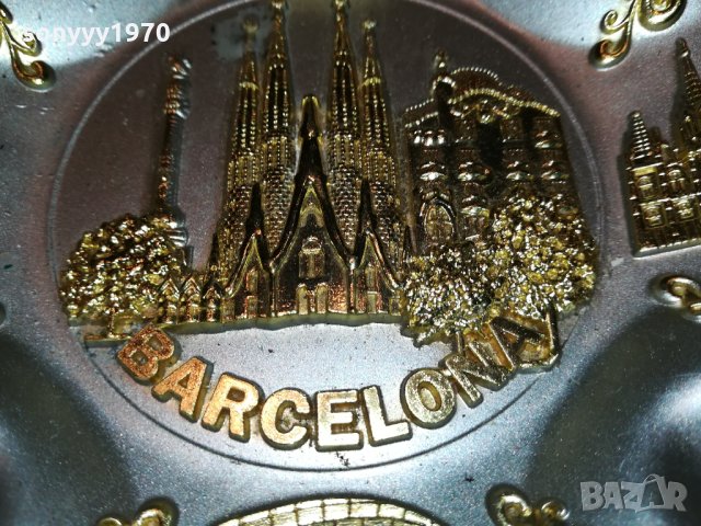 BARCELONA GOLD-ПЕПЕЛНИК ВНОС France 🇫🇷 2612212018, снимка 4 - Антикварни и старинни предмети - 35246825