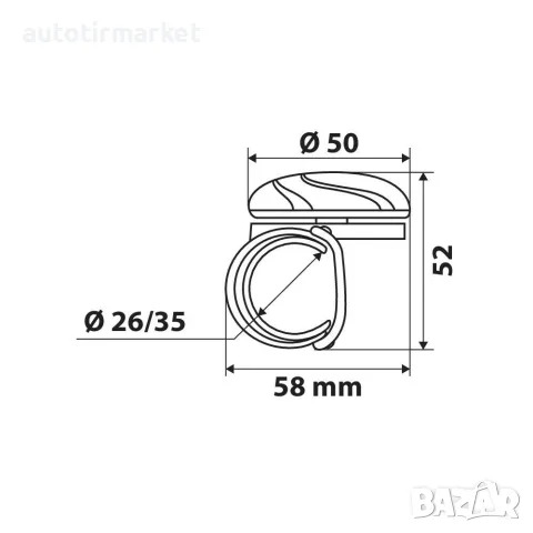 Топка за волан – Power – Knob – LAMPA 00142, снимка 3 - Аксесоари и консумативи - 56054704