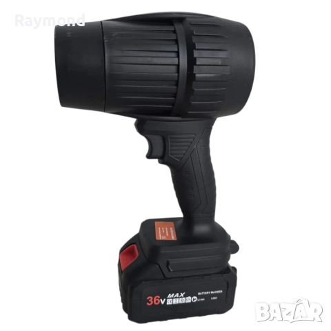 Мощна акумулаторна духалка 1500W – Турбо пистолет за листа, прах, сняг и подсушаване, снимка 3 - Други инструменти - 51515079