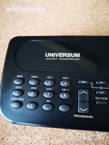 Universum Original remote Control for TV, VCR , снимка 2 - Дистанционни - 31361862