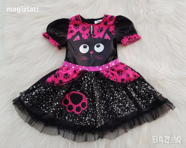 Карнавална рокля Коте 2-3 години, снимка 4 - Детски рокли и поли - 42685593