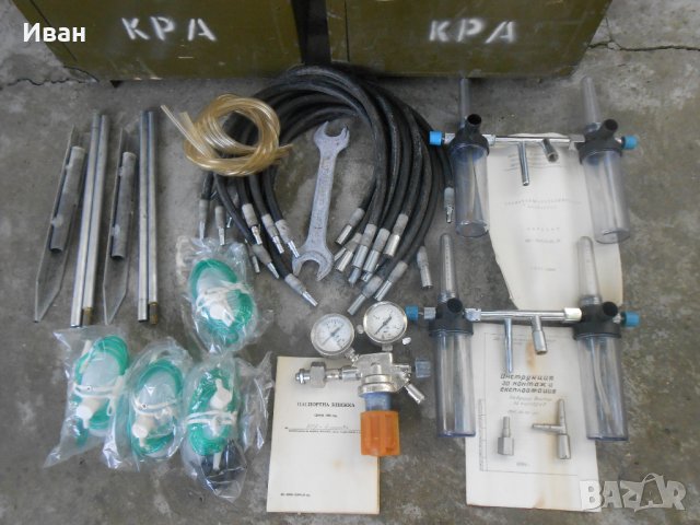 Кислородна апаратура на военните медици/армейска,военна/, снимка 4 - Медицинска апаратура - 35177445