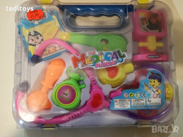 Детски лекарски комплект в куфарче 