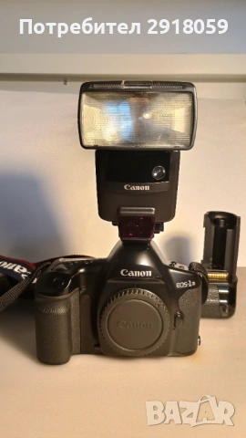 Canon EOS 1N. Професионалния филмов модел на марката, снимка 10 - Фотоапарати - 53980042