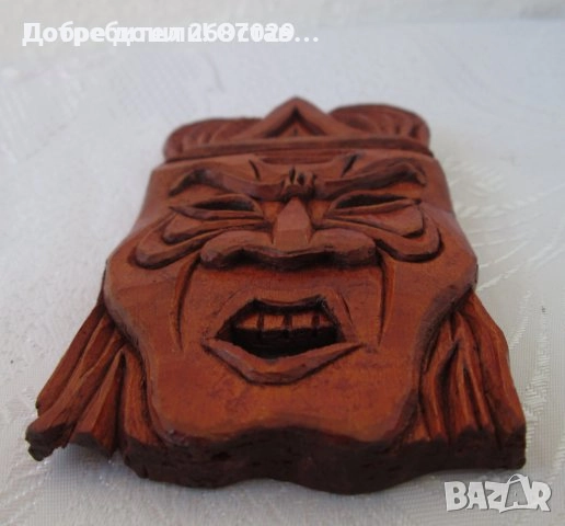 Маски: стара дървена маска, дърворезба, голяма, пано, пана, снимка 14 - Пана - 32030072