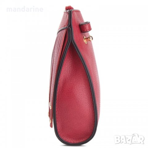 ПРОМО 🍊 LIU JO 🍊 Малка кожена чанта RED “N” CAPS 23х16х4 см нова с етикети, снимка 5 - Чанти - 30728570