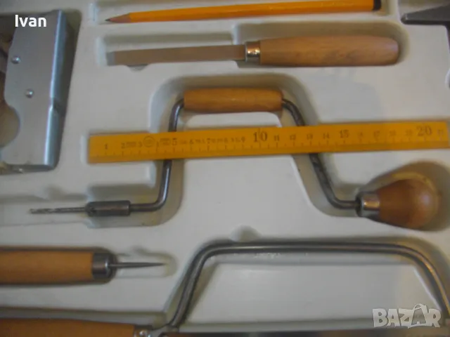 Чехословакия НОВ КОМПЛЕКТ РЪЧНИ ИНСТРУМЕНТИ ТИП ДЕТСКИ ЗА ОБУЧЕНИЕ ПРАКТИКА Старо качество 9 броя , снимка 10 - Други инструменти - 47662328