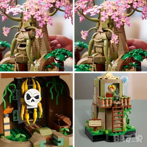 LEGO Легендата за Зелда, Страхотно дърво Деку 2 в 1, 77092, 2500 части, снимка 3 - Колекции - 48824383