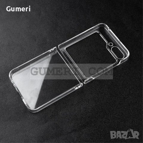 Samsung Galaxy Z Flip5 5G Предпазен Гръб - Прозрачен, снимка 3 - Калъфи, кейсове - 42209344