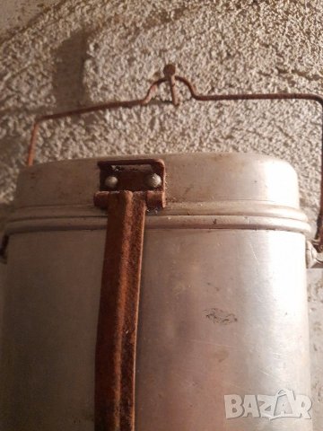 Стар алуминиев съд, снимка 3 - Антикварни и старинни предмети - 40746925