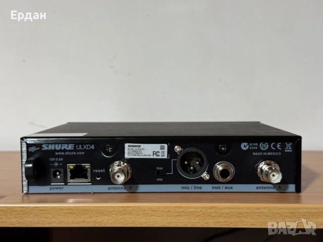 Shure ULXD4 Beta-58a H51, снимка 8 - Микрофони - 52405611