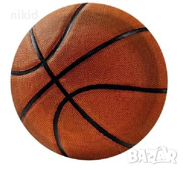 Баскетбол Баскетболна топка 8 бр големи парти чинии чинийки