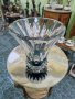 Страхотна антикварна белгийска кристална ваза Val Saint Lambert , снимка 3