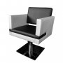 Ефектен фризьорски стол в черно и бяло M0030, снимка 1
